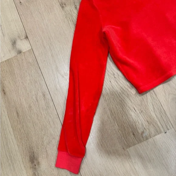 SUZI KONDI Red Velour Cropped Top - Picture 8 of 10